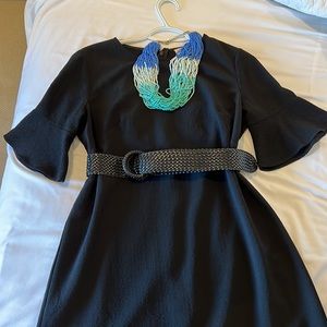 Loft black dress.   This dress can be dress up with accessories.